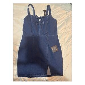 Lulu's Blue Denim Mini Dress